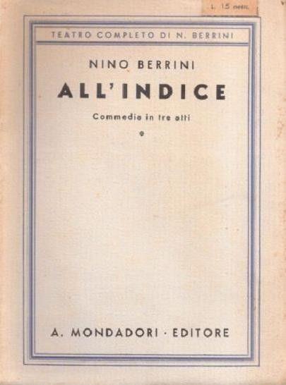 All'indice. Nino Berrini
