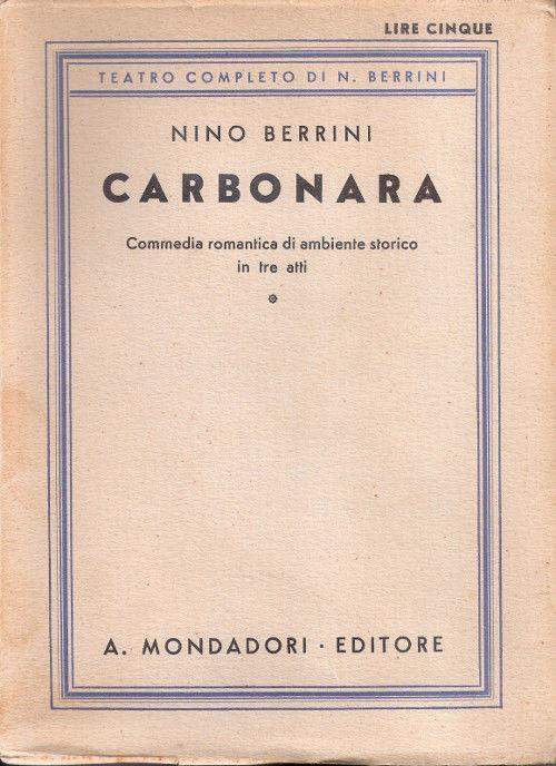 Carbonara. Nino Berrini