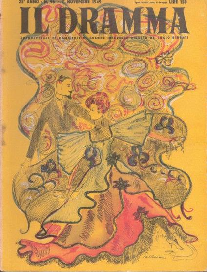 Il Dramma n°96 Anno 25 - 1 novembre 1949 - copertina
