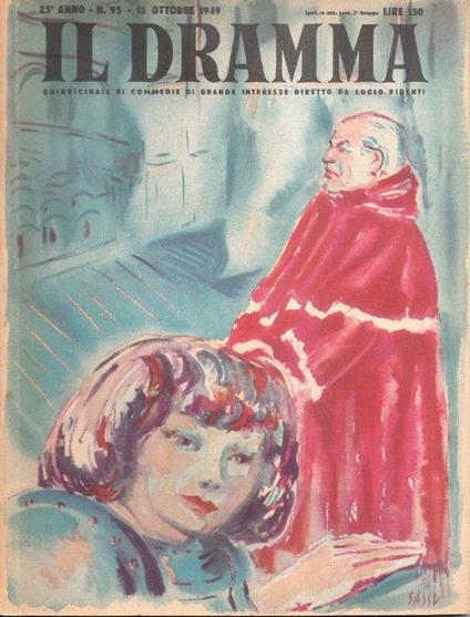Il Dramma n°95 Anno 25 - 15 ottobre 1949 - copertina