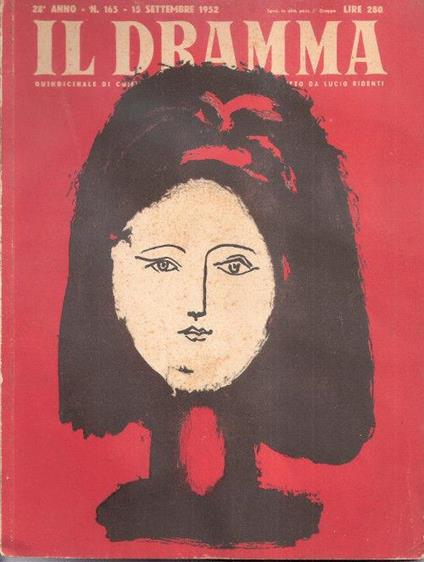 Il Dramma N°165 - 15 Settembre 1952 - copertina