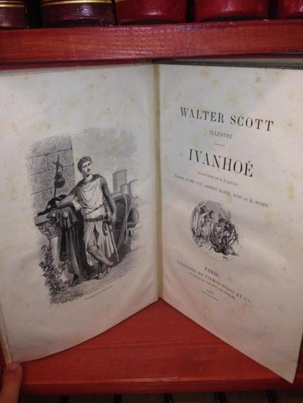 Walter Scott. Ivanhoé. Firmin-Didot. Parigi - Walter Scott - copertina