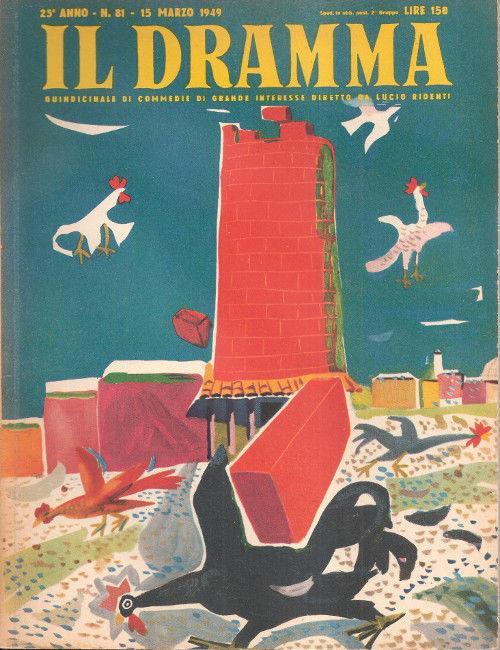 Il Dramma N° 81 Anno 25 - 15 Marzo 1949 - copertina