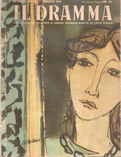 Il Dramma N° 54 Anno 24 - 1 Febbraio 1948 - copertina