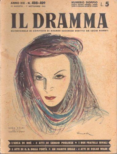 Il Dramma n° 408-409 - 1 settembre 1943 - copertina