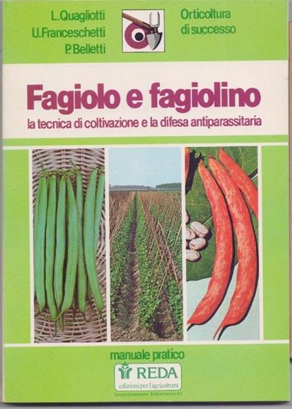 Fagiolo e fagiolino. Quagliotti/ Franceschetti/Belletti. Reda - copertina