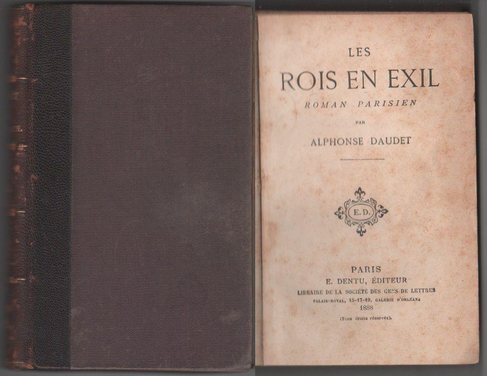 Les rois en exil. Roman parisien
