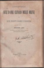 Conferenze sull'esame clinico delle orine. Giovanni Lava