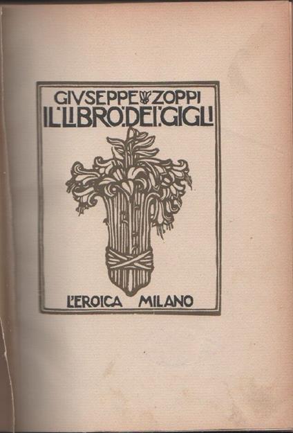 Il libro dei gigli - Giuseppe Zoppi - copertina