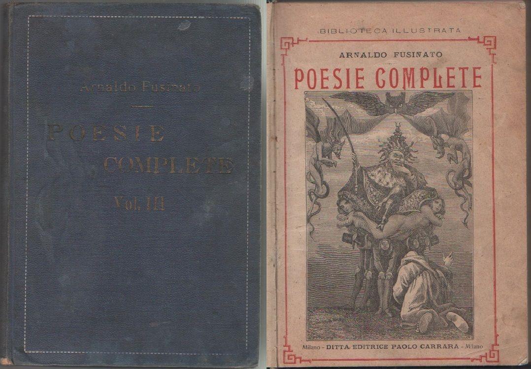 Poesie complete (III vol.). Fusinato Arnaldo