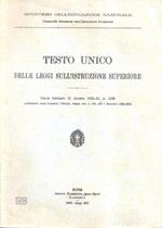 Testo unico delle leggi sull'istruzione superiore
