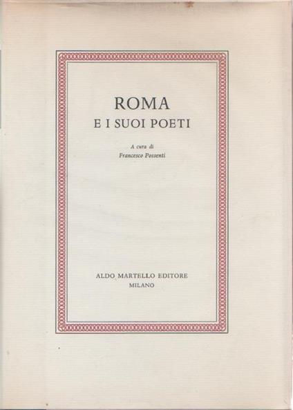 Roma e i suoi poeti - copertina