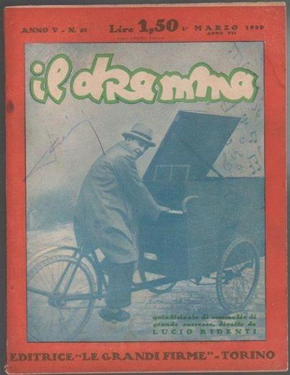 Il Dramma N°61 - 1 Marzo 1929 - copertina