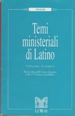 Temi ministeriali di Latino Versioni latine. Le Muse. 9788823204263