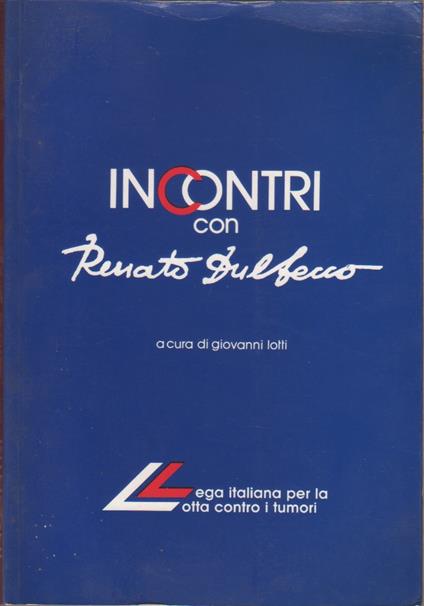 Incontri con Renato Dulbecco - copertina