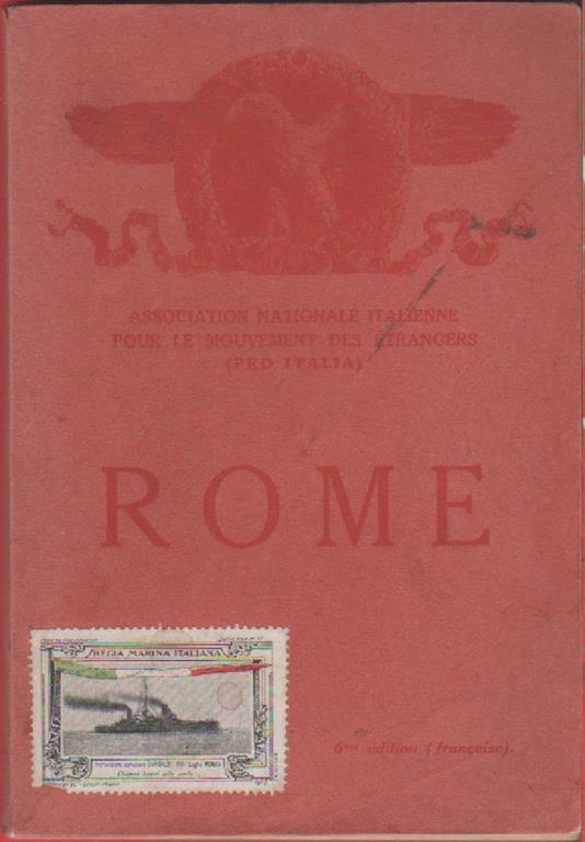 Rome Association Nationale Italienne pour le Mouvement des Etrangers (Pro Italia) - copertina