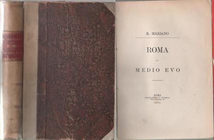 Roma nel Medio Evo - R. Mariano - copertina