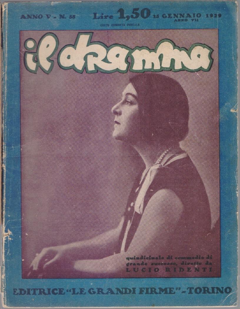 Il Dramma N° 58 - 15 Gennaio 1929