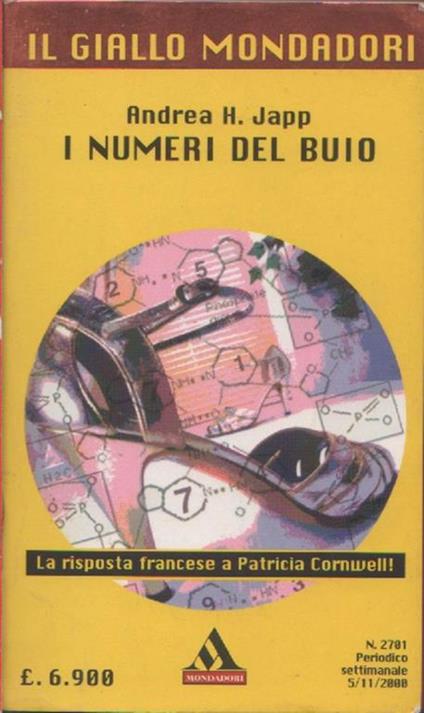 I numeri del buio. Andrea H. Japp - Andrea H. Japp - copertina