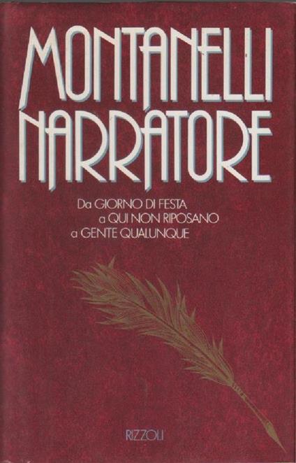 Montanelli narratore - Indro Montanelli - copertina