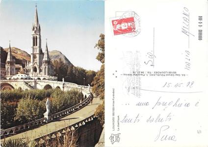 Loudes. La Basilica. Viaggiata 1992 - copertina