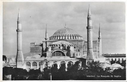 Istanbul. La Moschea di Santa Sofia. Non viaggiata, originale - copertina