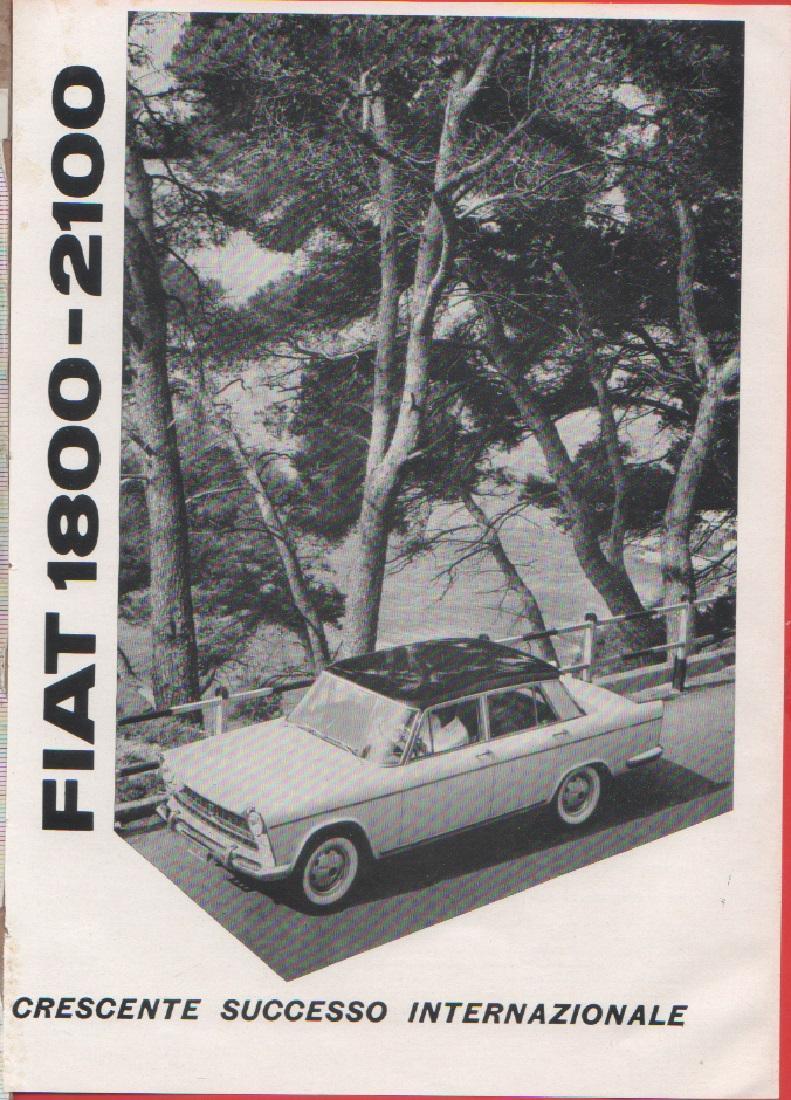 Fiat 1800-2100. Pubblicita 1959