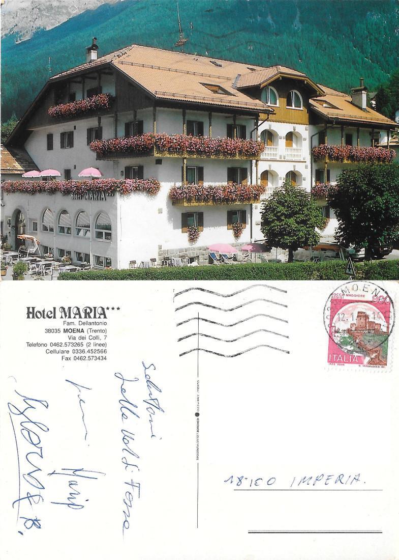 Moena (TN). Hotel Maria. Viaggiata 1978