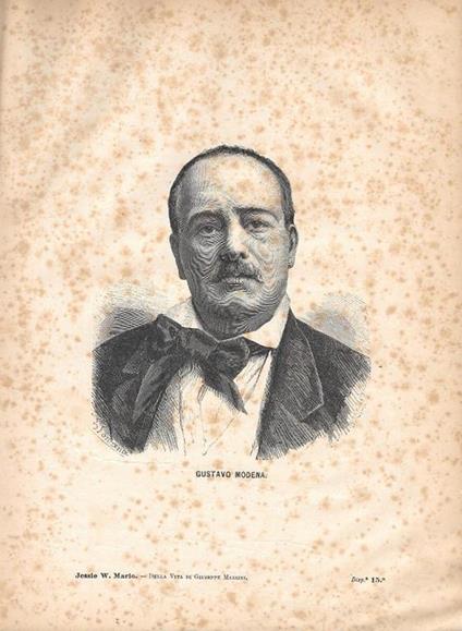 Gustavo Modena. Stampa 1891 - copertina