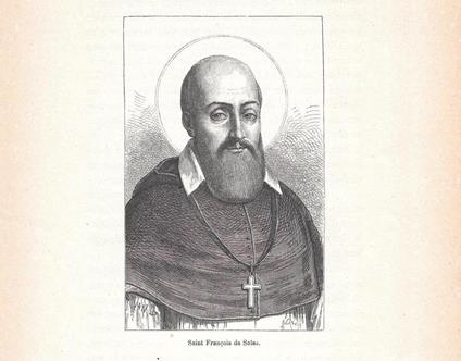 Saint Francois de Sales. Stampa 1888 - copertina