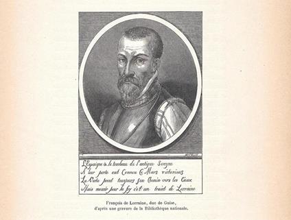 Francois de Lorraine, duc de Guise ... Stampa 1888 - copertina