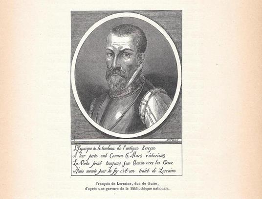 Francois de Lorraine, duc de Guise ... Stampa 1888 - copertina