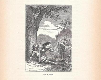 Mort de Bayard. Stampa 1888 - copertina