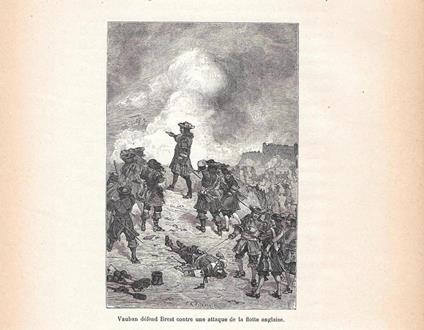 Vauban defend Brest contre une attaque anglaise. Stampa 1888 - copertina