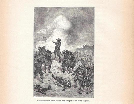 Vauban defend Brest contre une attaque anglaise. Stampa 1888 - copertina