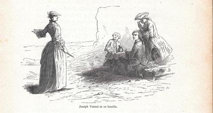 Joseph Vernet et sa famille. Stampa 1888 - copertina