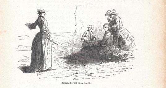 Joseph Vernet et sa famille. Stampa 1888 - copertina