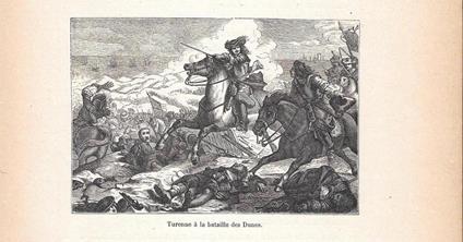Turenne a la bataille des Dunes. Stampa 1888 - copertina