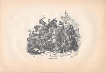 Bataille de Bouvines. Stampa 1888 - copertina