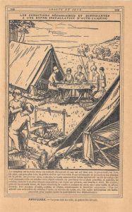 Une bonne installation d'una auto camping. Stampa 1930 - copertina
