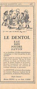 Le Dentol. Eau, pate, poudre, savon. Pubblicita 1930 - copertina