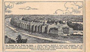 Le palais de la Foire de Lyon. Stampa 1926 - copertina