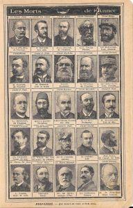 Les mortes de l'année. Stampa 1919 - copertina