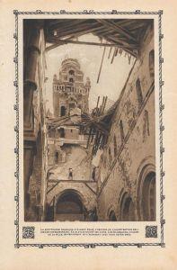 La Basilique d'Albert détruite par les Allemands. Stampa 1916 - copertina