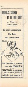 Meubles Victor Blanchard, Chambery. Pubblicita 1932 - copertina