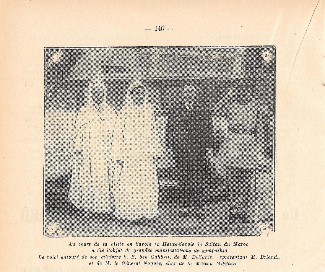 La visite du Sultan du Maroc in Savoie et Haute-Savoie. Stampa1932
