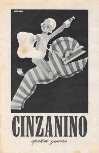Cinzano, aperitivo genuino. Pubblicita 1946 - copertina