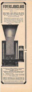 Foyers Jouclard. L. Bohain const.ur. Pubblicita 1926 - copertina
