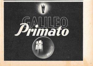 Lenti Galileo Primato. Advertising 1947 - copertina