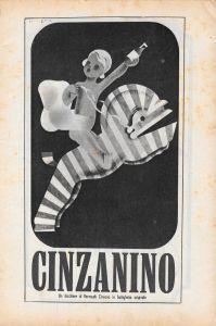 China Martini / Cinzanino. Advertising 1947, fronte retro - copertina